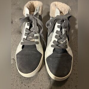 Blondo Guila Waterproof Grey  Camouflage High Top Sneakers Womens Size 8M